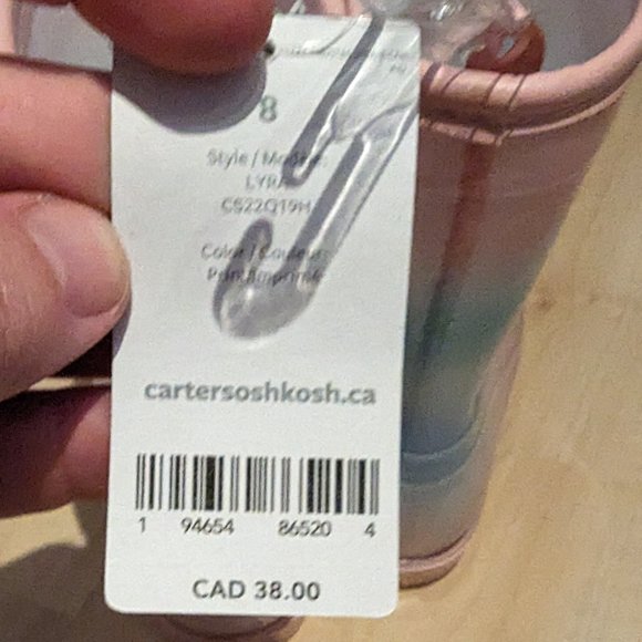 Carter's Toddler Girls Daisy Rain Boots - Infant, Brand New, Never Worn! - Picture 4 of 6